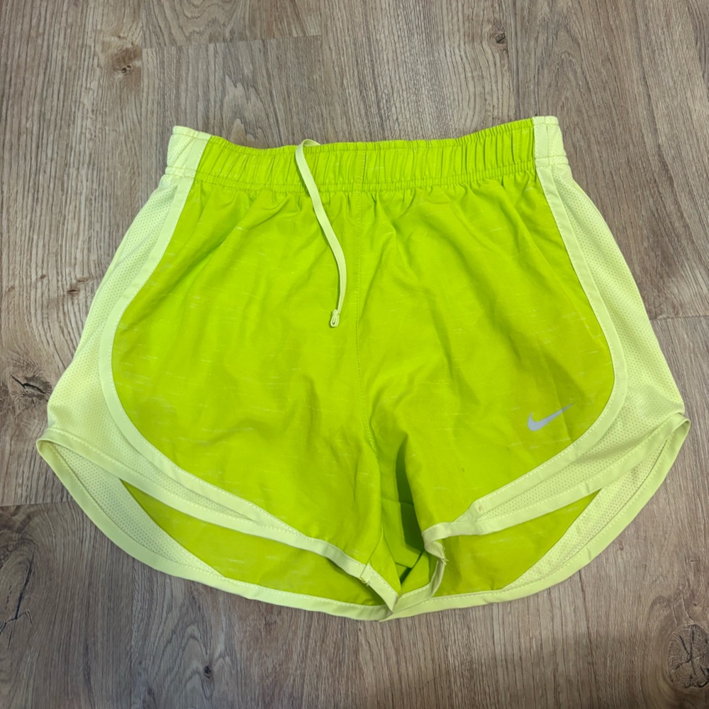 Nike Lime Green Dri-Fit Shorts